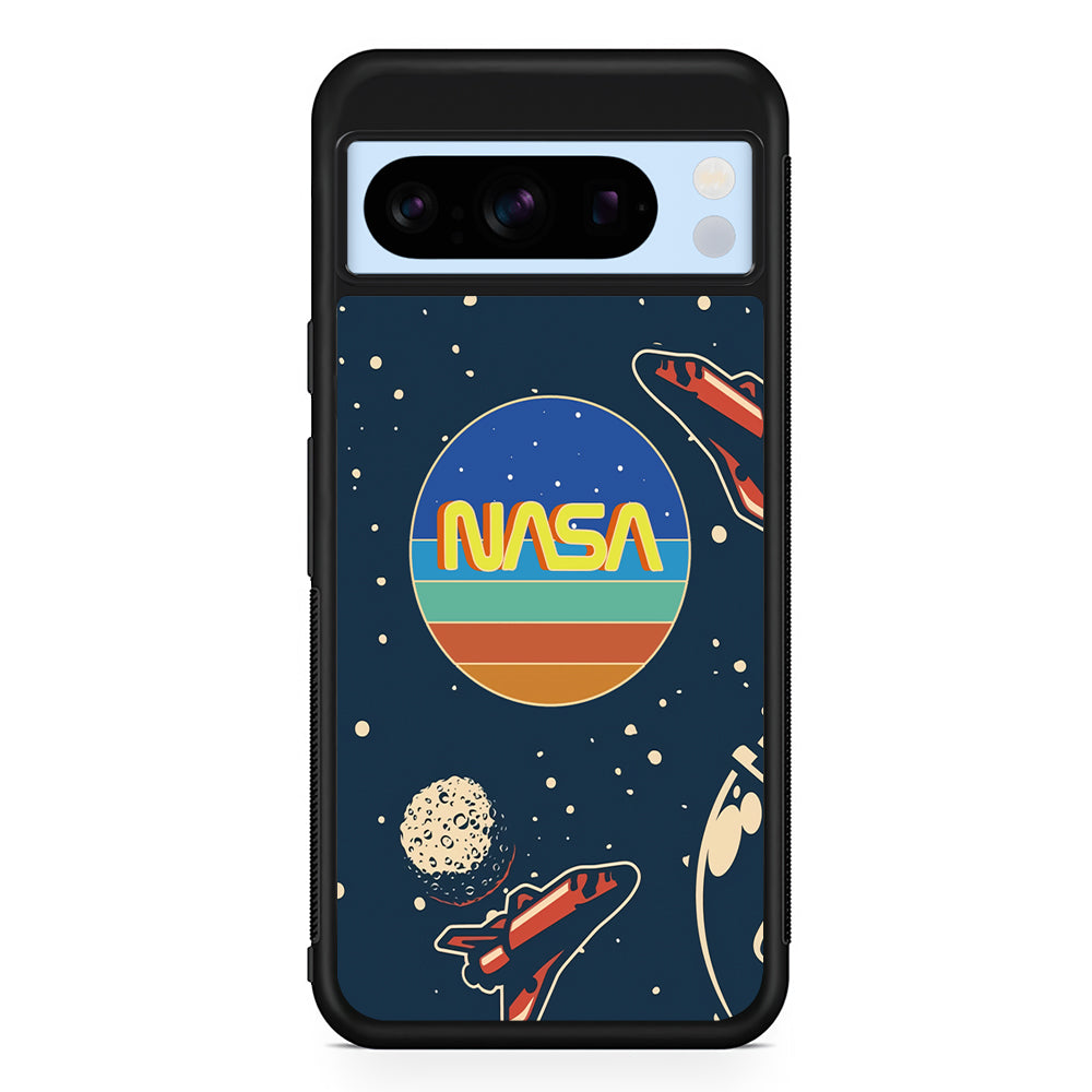 Nasa Retro Space Google Pixel 8 Pro Case | Slim Protective Cover