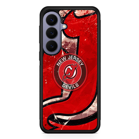 NHL New Jersey Devils The Red Samsung Galaxy S26 Case | Durable Rubber Case for Samsung Galaxy S26