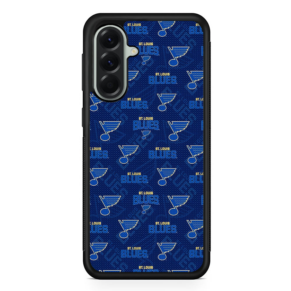 NHL St Louis Blues Team Samsung Galaxy A56 Case | Samsung Galaxy A56 Protective Rubber Case
