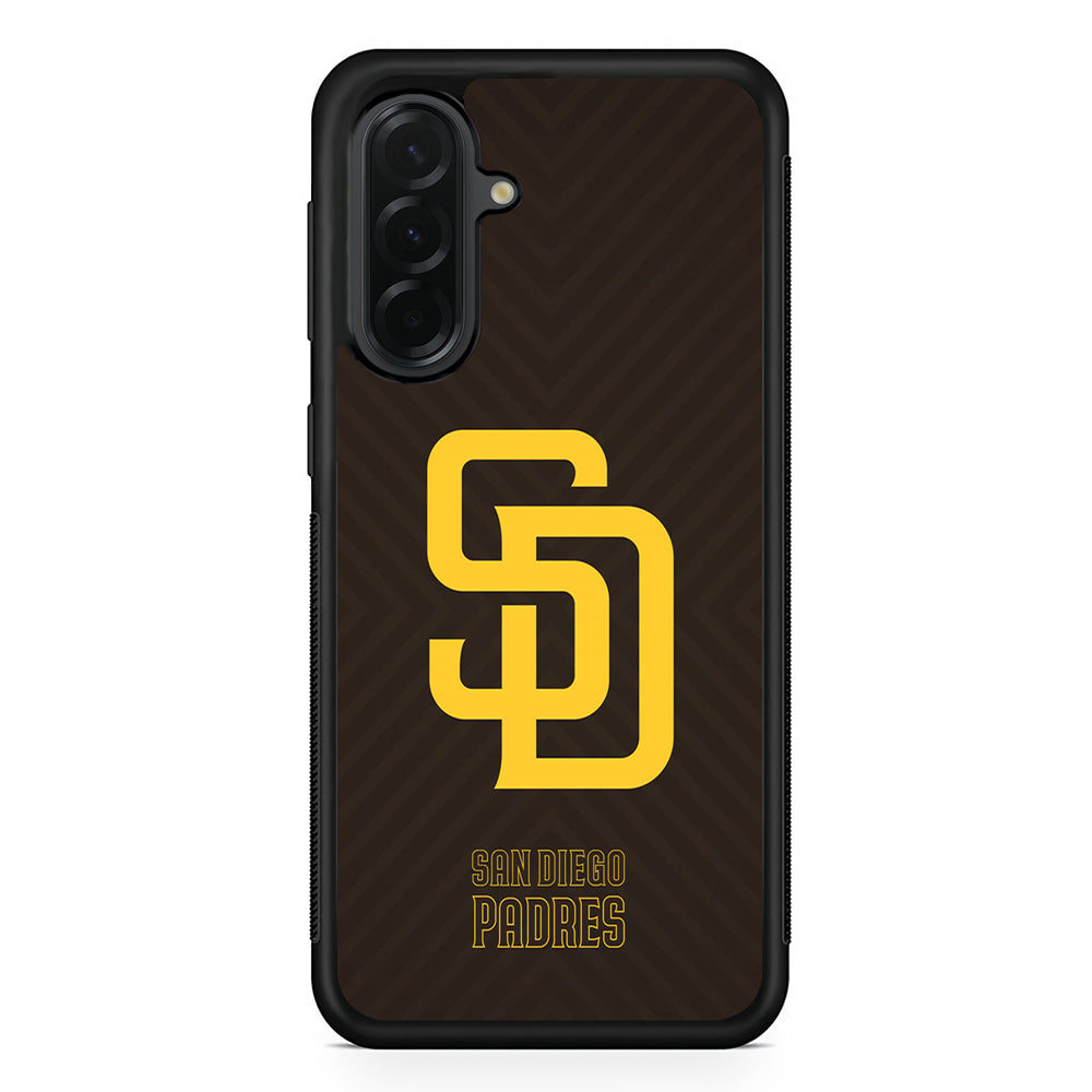 MLB San Diego Padres Team Samsung Galaxy A36 Case | Protective Rubber Cover