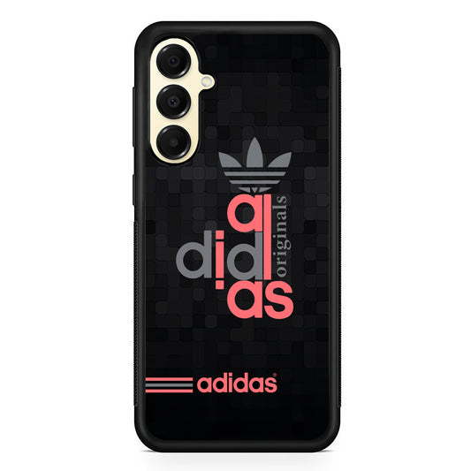 Adidas Original All Black Samsung Galaxy A16 Case | Slim Rubber Case for Samsung Galaxy A16