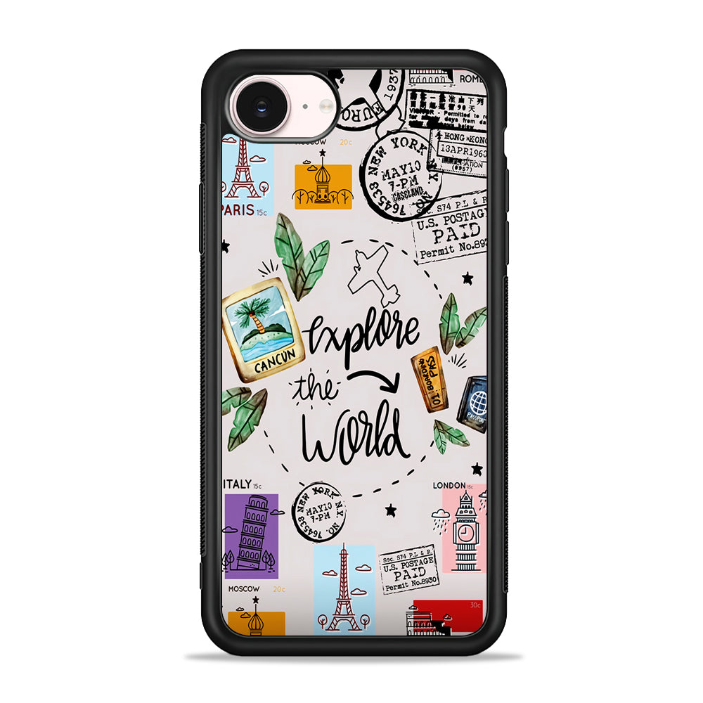 Explore The World Travel iPhone 17e Case - Silicone Case