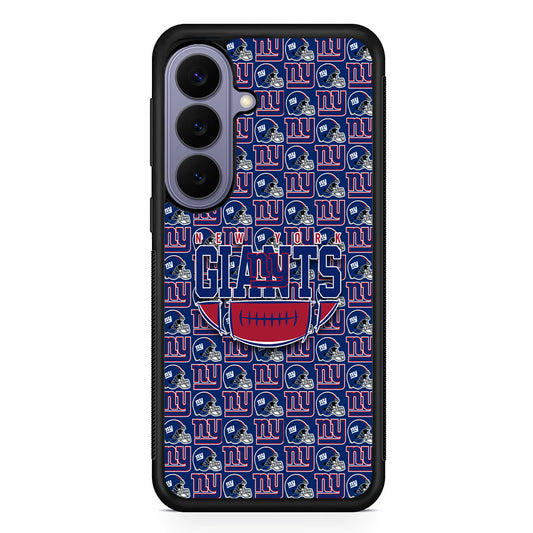 NFL New York Giants Wall Patern Samsung Galaxy S26 Case | Durable Rubber Case for Samsung Galaxy S26