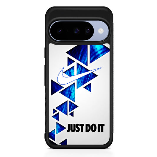 Nike Triangle Marble Just Do It Google Pixel 10 Case | Google Pixel 10 Rubber Protective Case
