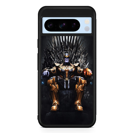 Thanos Sits On The Iron Throne Google Pixel 8 Pro Case | Slim Rubber Case for Google Pixel 8 Pro