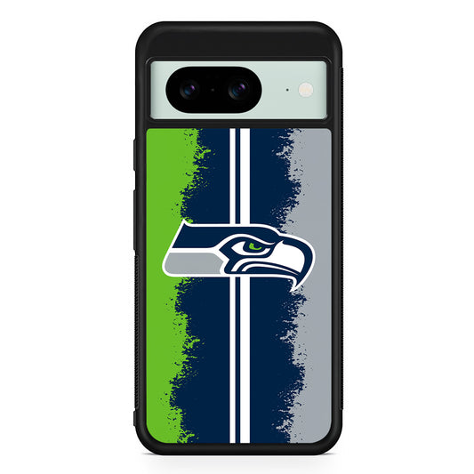 NFL Seattle Seahawks Team Google Pixel 8 Case | Durable Protective Cover for Google Pixel 8