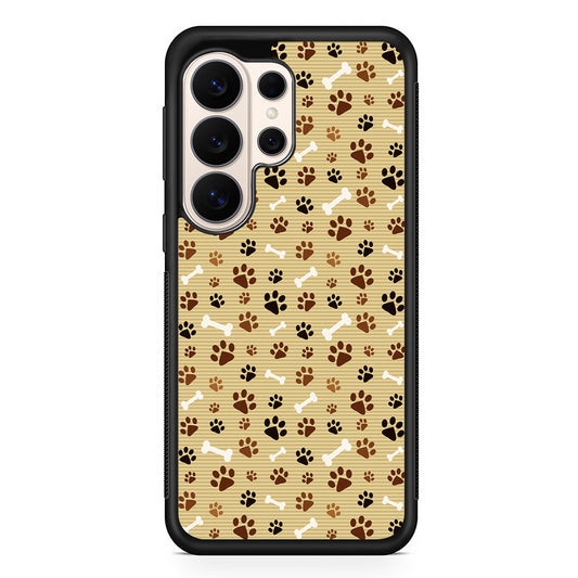 Dog Paw Print and Bones Samsung Galaxy S26 Ultra Case | Slim Protective Case for Samsung Galaxy S26 Ultra