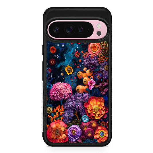 Painting of Flowers and Plants Google Pixel 9 Pro XL Case | Protective Cover
