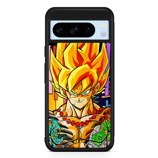 Goku Dragon Ball Z Yakuza Google Pixel 8 Pro Case | Slim Rubber Case for Google Pixel 8 Pro