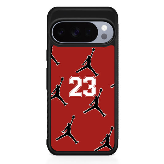 Air Jordan Red Scarlet Google Pixel 10 Pro Case | Slim Google Pixel 10 Pro Rubber Case