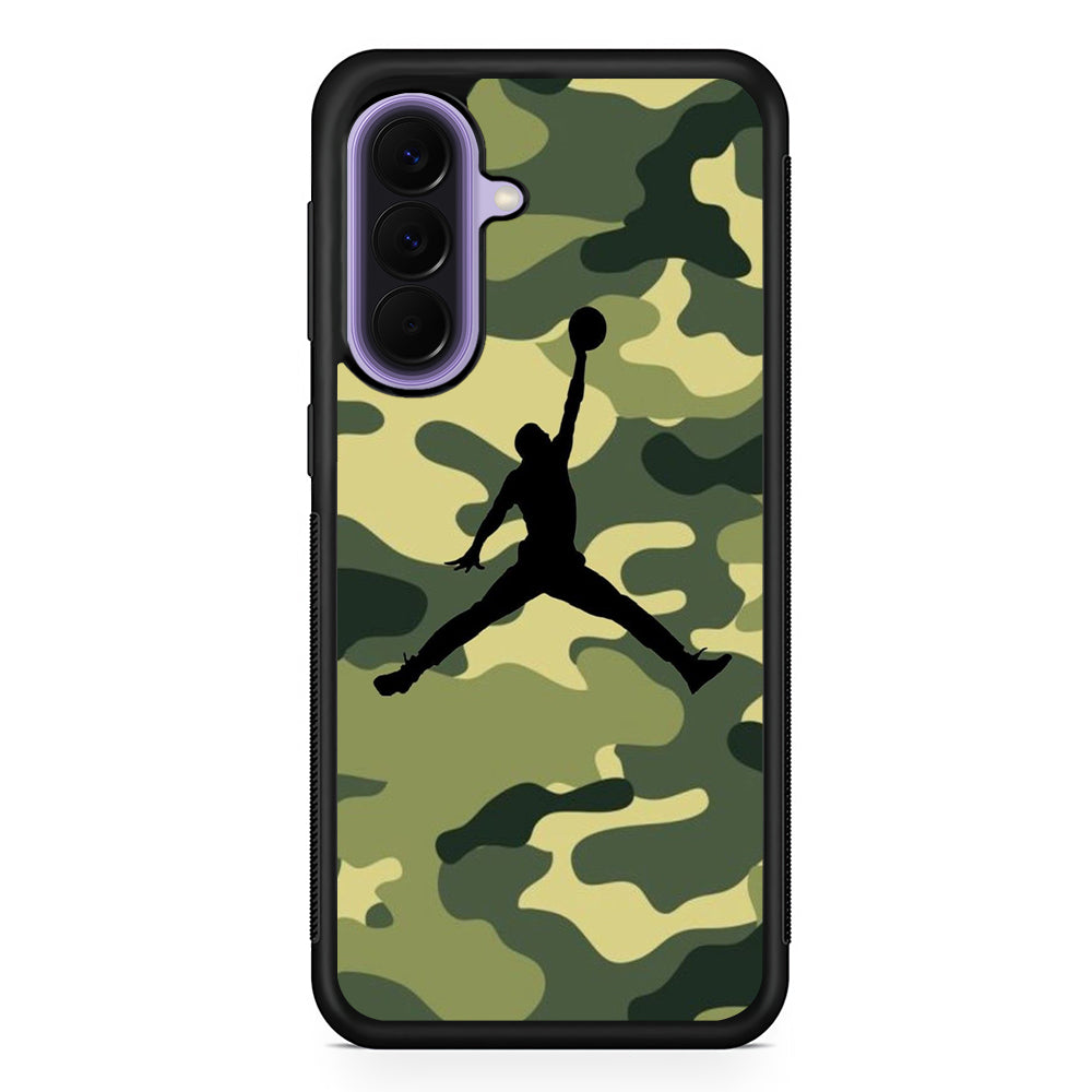 Jordan Camo Fighter Samsung Galaxy A57 Case | Slim Samsung Galaxy A57 Rubber Case