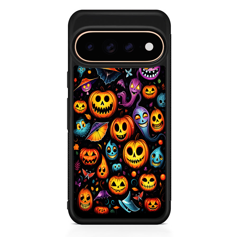 Halloween Pumpkins and Ghosts Google Pixel 11 Pro Case - Stylish Protective Phone Case