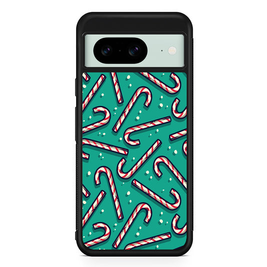 Candy Cane Lollipop Google Pixel 8 Case | Durable Protective Cover for Google Pixel 8