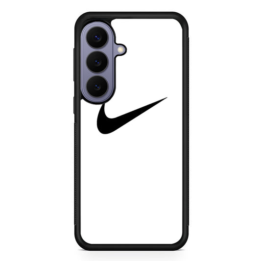 Nike White Milk Black Logo Samsung Galaxy S26 Case | Lightweight Samsung Galaxy S26 Phone Case