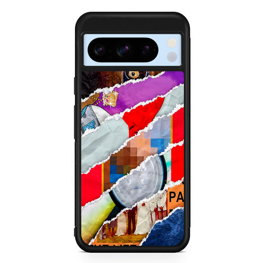 Kanye West Album Collage Google Pixel 8 Pro Case | Slim Rubber Case for Google Pixel 8 Pro