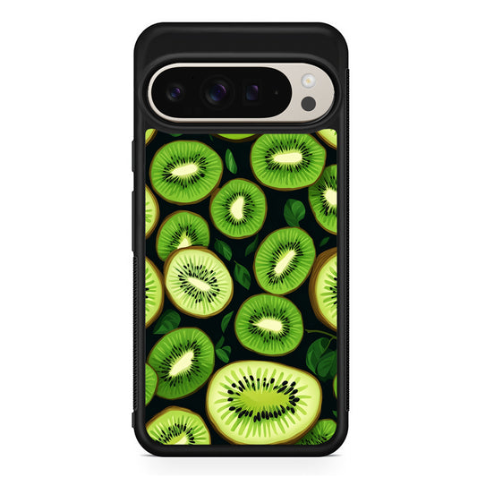 Fresh Organic Kiwi Fruit Google Pixel 9 Pro Case | Slim Protective Cover