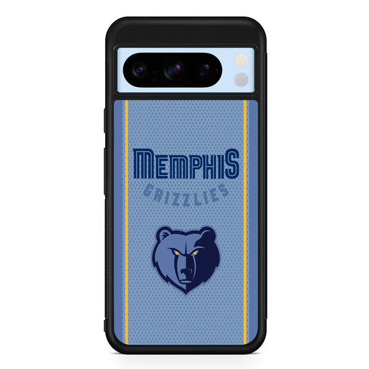 NBA Memphis Grizzlies Jersey Google Pixel 8 Pro Case | Slim Rubber Case for Google Pixel 8 Pro