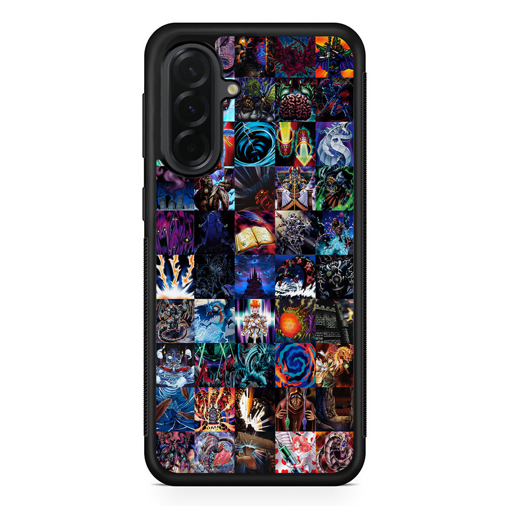 Yu-Gi-Oh Monster Card Collection Samsung Galaxy A36 Case | Protective Rubber Cover