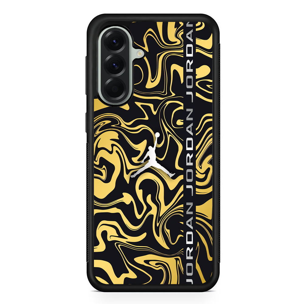 Air Jordan The Golden Movement Samsung Galaxy A56 Case | Samsung Galaxy A56 Rubber Protective Case