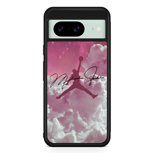 Air Jordan Signature Art of Aesthetic Aurora Google Pixel 8 Case | Durable Protective Cover for Google Pixel 8