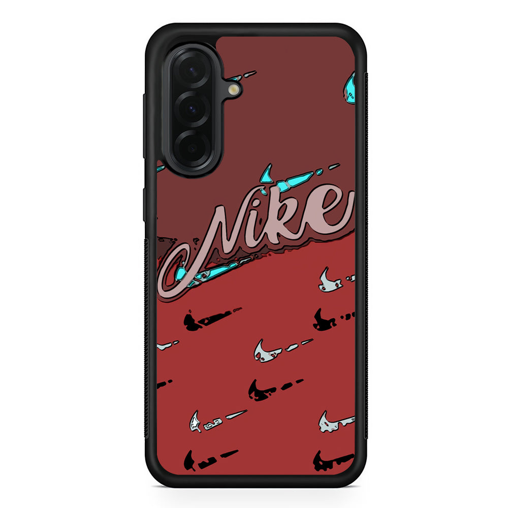 Nike Red Layer Art Samsung Galaxy A36 Case | Durable Samsung Galaxy A36 Cover