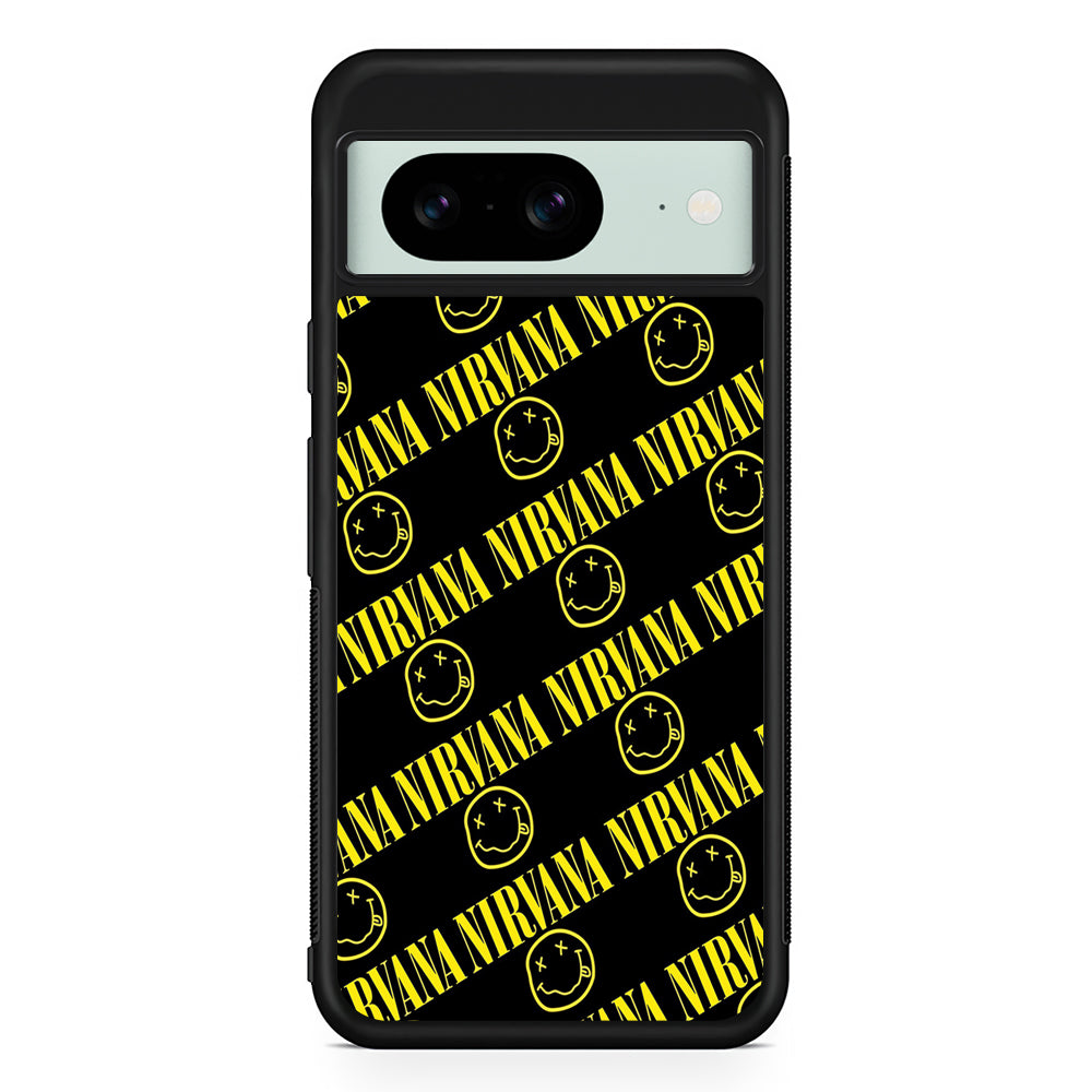 Nirvana Smiley Face Google Pixel 8 Case | Durable Protective Cover for Google Pixel 8
