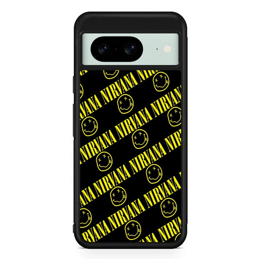 Nirvana Smiley Face Google Pixel 8 Case | Durable Protective Cover for Google Pixel 8