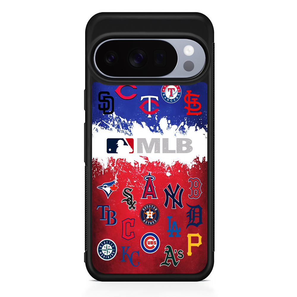 All MLB Teams Collection Google Pixel 10 Pro Case | Slim Google Pixel 10 Pro Rubber Case