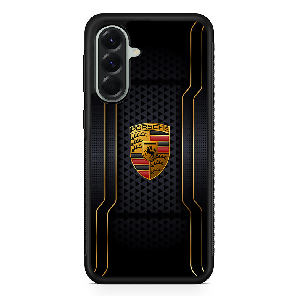 Porsche Emblem  Wall Samsung Galaxy A56 Case | Durable Samsung Galaxy A56 Cover