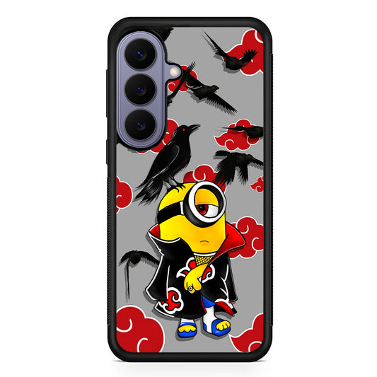 Minions Itachi Mode On Samsung Galaxy S26 Case | Durable Rubber Case for Samsung Galaxy S26