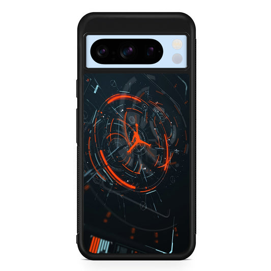 Air Jordan Rising The Digital Circle Google Pixel 8 Pro Case | Slim Protective Cover