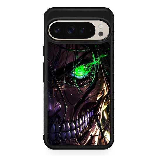 Attack on Titan Eren Face Google Pixel 9 Pro Case | Slim Protective Cover