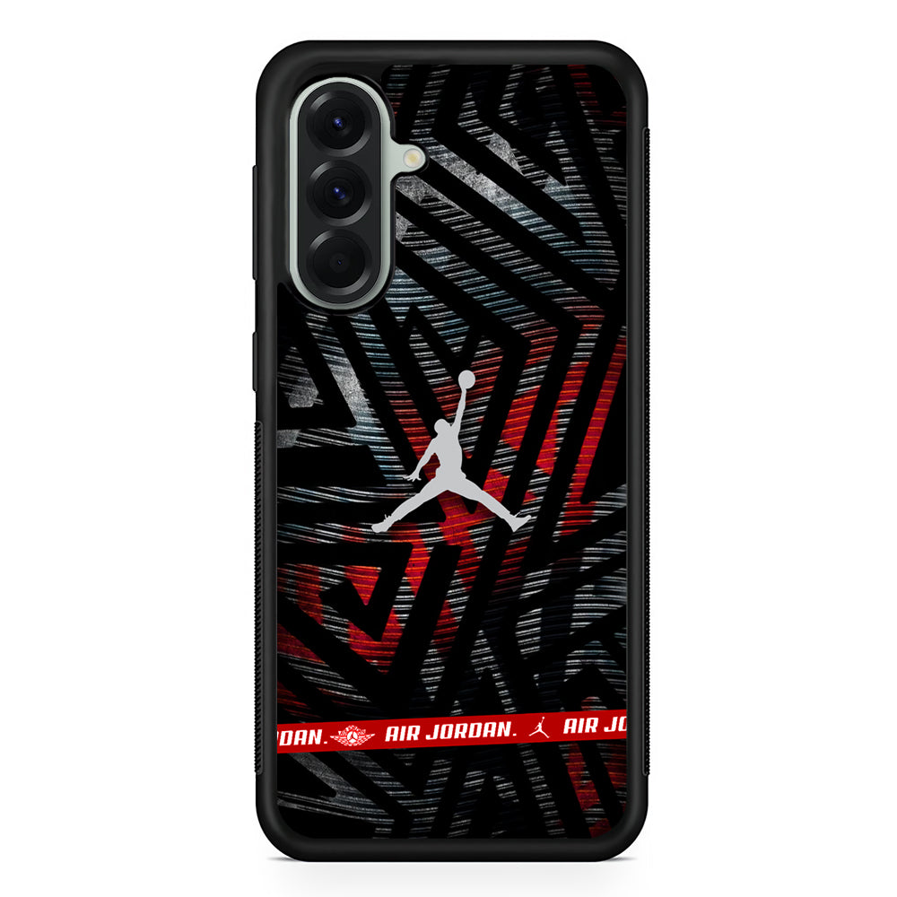 Air Jordan Strokes in Streak Samsung Galaxy A56 Case | Samsung Galaxy A56 Rubber Protective Case