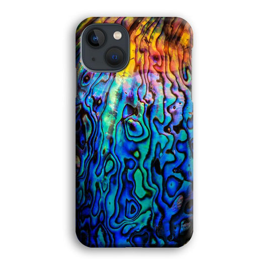 Abalone Shell Colorful iPhone 13 Mini Case-Plastic / Full Wrap (3D Case)-Xtracase