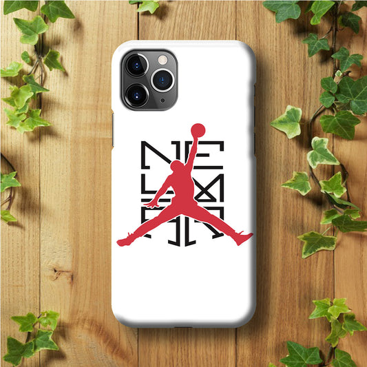 Air Jordan Logo Neymar White iPhone 11 Pro Max Case