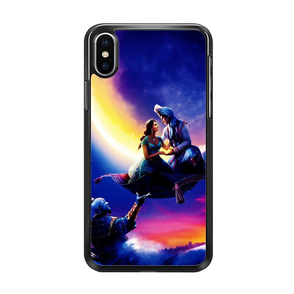 Aladdin Art iPhone Xs Case-Rubber / Black (2D Case)-Xtracase