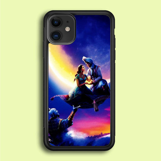 Aladdin Art iPhone 12 Mini Case-Rubber / Black (2D Case)-Xtracase