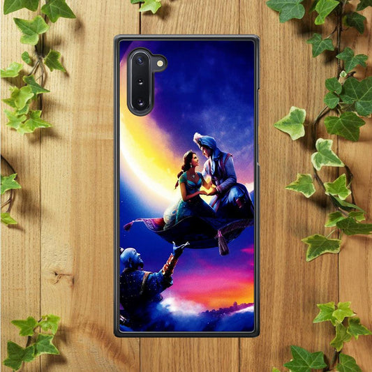 Aladdin Art Samsung Galaxy Note 10 Case-Rubber / Black (2D Case)-Xtracase