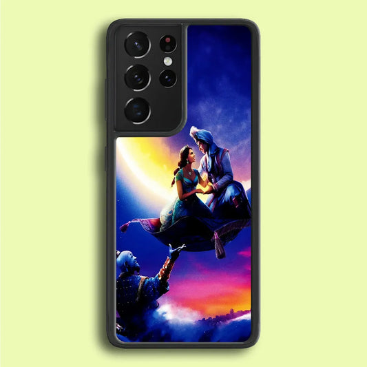 Aladdin Art Samsung Galaxy S25 Ultra Case-Rubber / Black (2D Case)-Xtracase