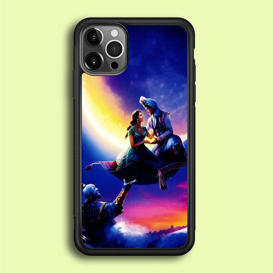 Aladdin Art iPhone 12 Pro Max Case-Rubber / Black (2D Case)-Xtracase