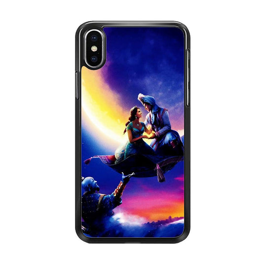 Aladdin Art iPhone X Case-Rubber / Black (2D Case)-Xtracase