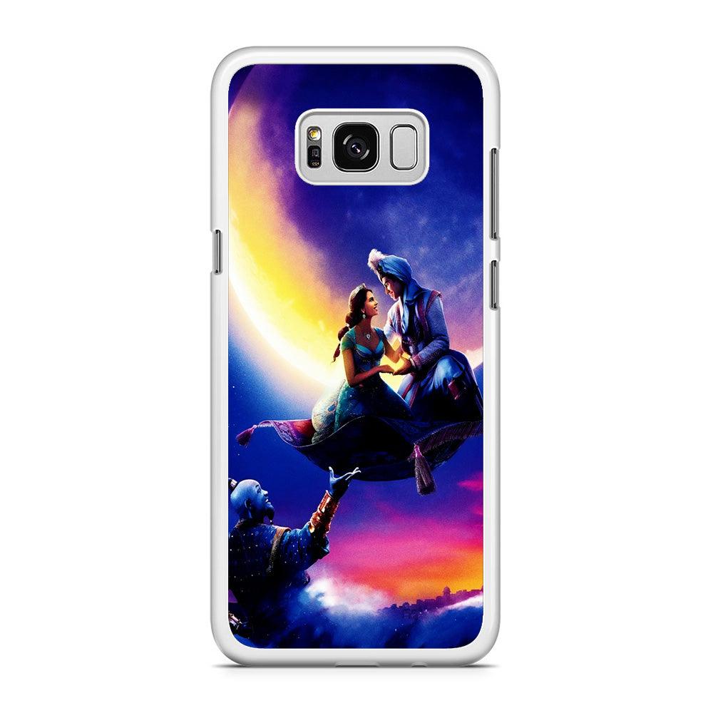 Aladdin Art Samsung Galaxy S8 Case-Rubber / White (2D Case)-Xtracase