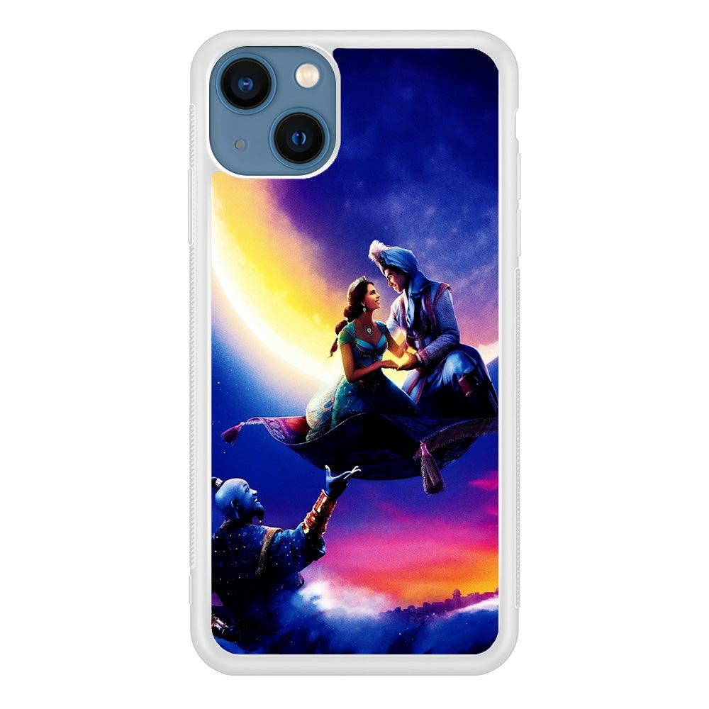 Aladdin Art iPhone 13 Mini Case-Rubber / White (2D Case)-Xtracase