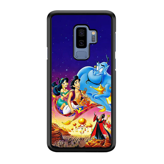 Aladdin Poster Samsung Galaxy S9 Plus Case-Rubber / White (2D Case)-Xtracase