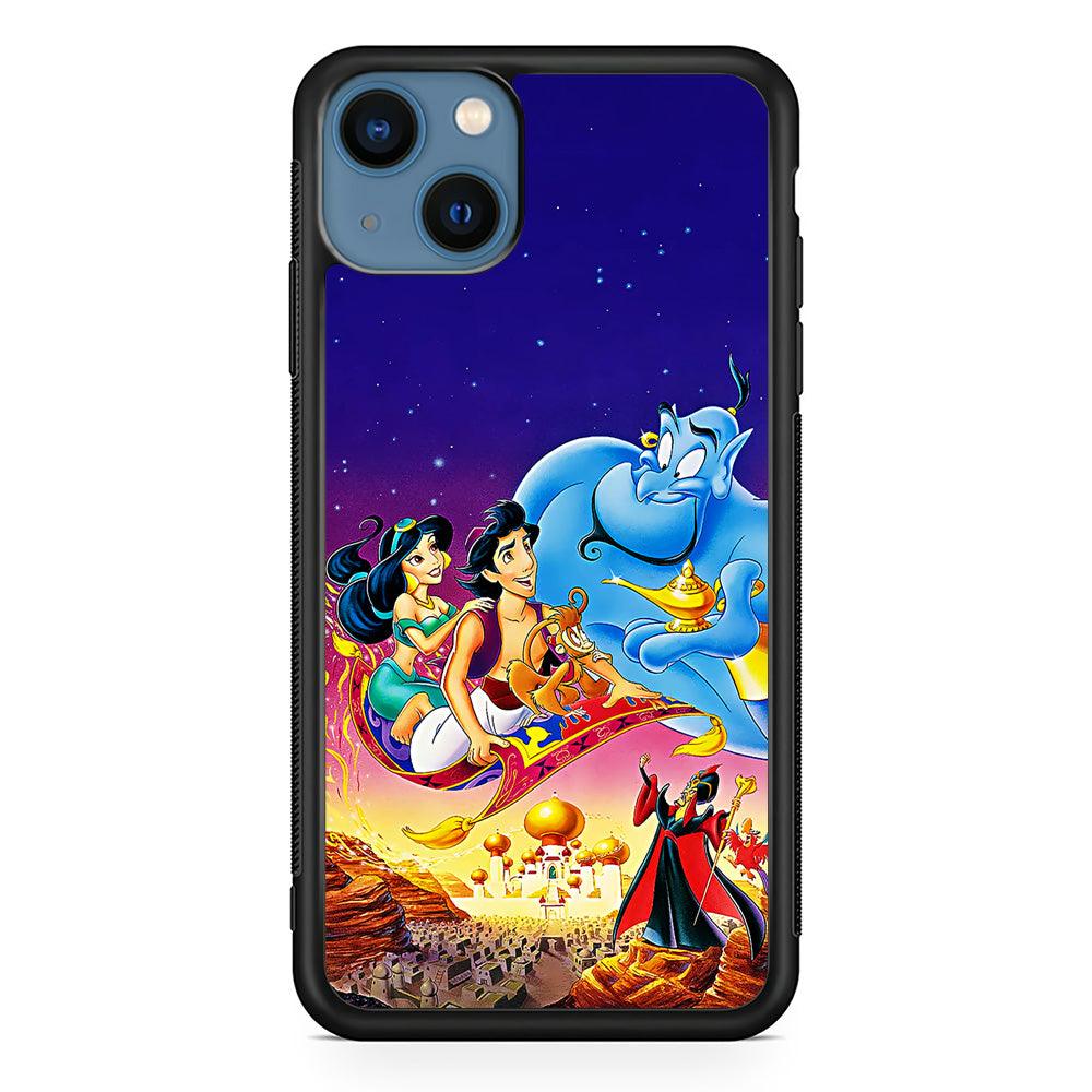 Aladdin Poster iPhone 13 Pro Case-Rubber / Black (2D Case)-Xtracase