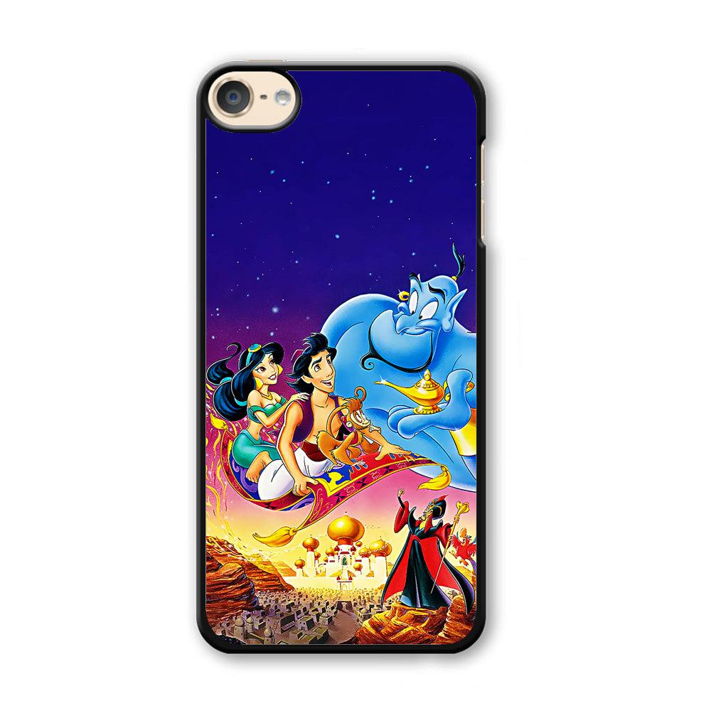 Aladdin Poster iPod Touch 6 Case-Plastic / White (2D Case)-Xtracase