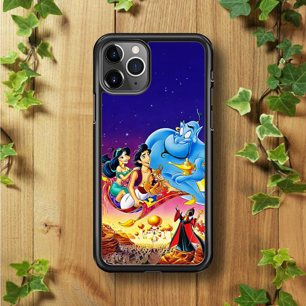 Aladdin Poster iPhone 11 Pro Case-Rubber / Black (2D Case)-Xtracase