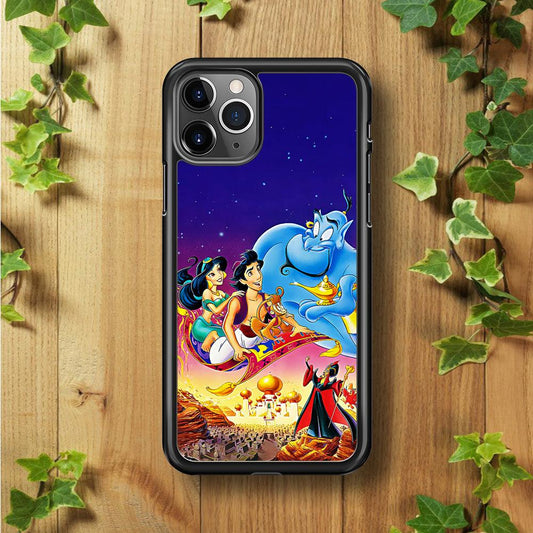 Aladdin Poster iPhone 11 Pro Case-Rubber / Black (2D Case)-Xtracase