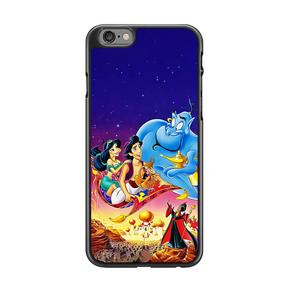 Aladdin Poster iPhone 6 | 6s Case-Rubber / Black (2D Case)-Xtracase