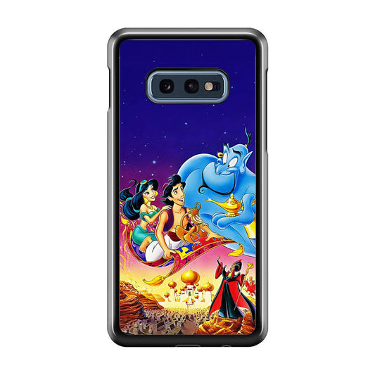 Aladdin Poster Samsung Galaxy S10E Case-Rubber / White (2D Case)-Xtracase